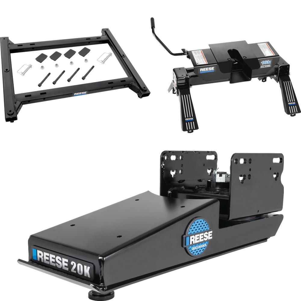30154 - Rail Kit Mounting Adapter for Attaching Standard Fifth Wheel Hitches Reese 16K Fifth Wheel Hitch with Sidewinder for Ram trucks