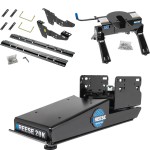 50064-58 - Fifth Wheel Hitch Mounting System Custom Install Kit Reese 20K Dual Jaw Fifth Wheel Hitch with Sidewinder for Trucks