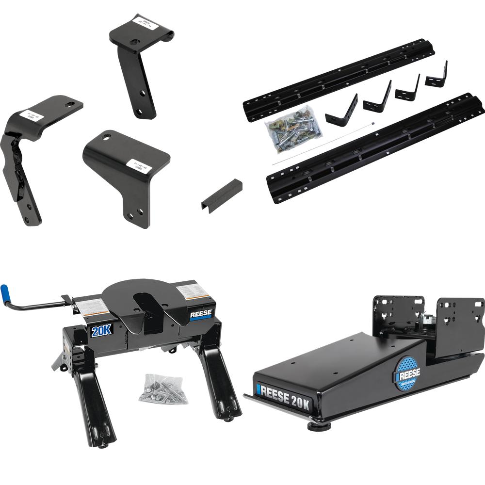 Reese 20K fifth wheel trailer hitch with sidewinder pinbox for Ram 1500