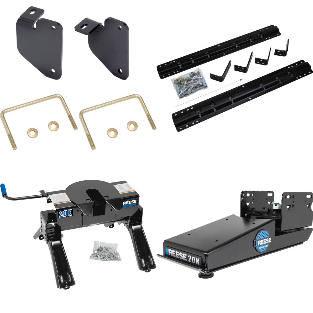 Reese 20K Dual Jaw Fifth Wheel Trailer Hitch with Sidewinder Pinbox
