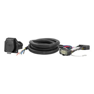 56518 - Custom Wiring Harness, 7-Way RV Blade Output (Plug & Play), Select Honda Pilot Curt Spectrum Electric Trailer Brake Control with 7-Way Kit for Honda Pilot