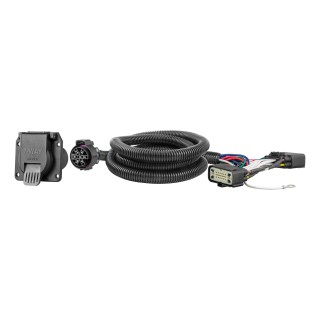 56518 - Custom Wiring Harness, 7-Way RV Blade Output (Plug & Play), Select Honda Pilot Curt Spectrum Electric Trailer Brake Control with 7-Way Kit for Honda Pilot