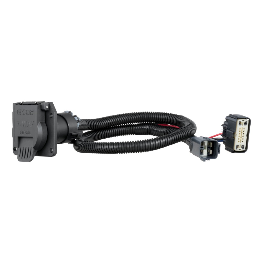 56518 - Custom Wiring Harness, 7-Way RV Blade Output (Plug & Play), Select Honda Pilot Curt Spectrum Electric Trailer Brake Control with 7-Way Kit for Honda Pilot