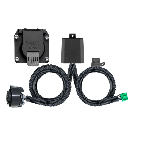 56518 - Custom Wiring Harness, 7-Way RV Blade Output (Plug & Play), Select Honda Pilot Curt Spectrum Electric Trailer Brake Control with 7-Way Kit for Honda Pilot