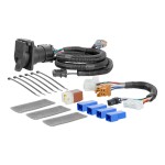 56518 - Custom Wiring Harness, 7-Way RV Blade Output (Plug & Play), Select Honda Pilot Curt Spectrum Electric Trailer Brake Control with 7-Way Kit for Honda Pilot