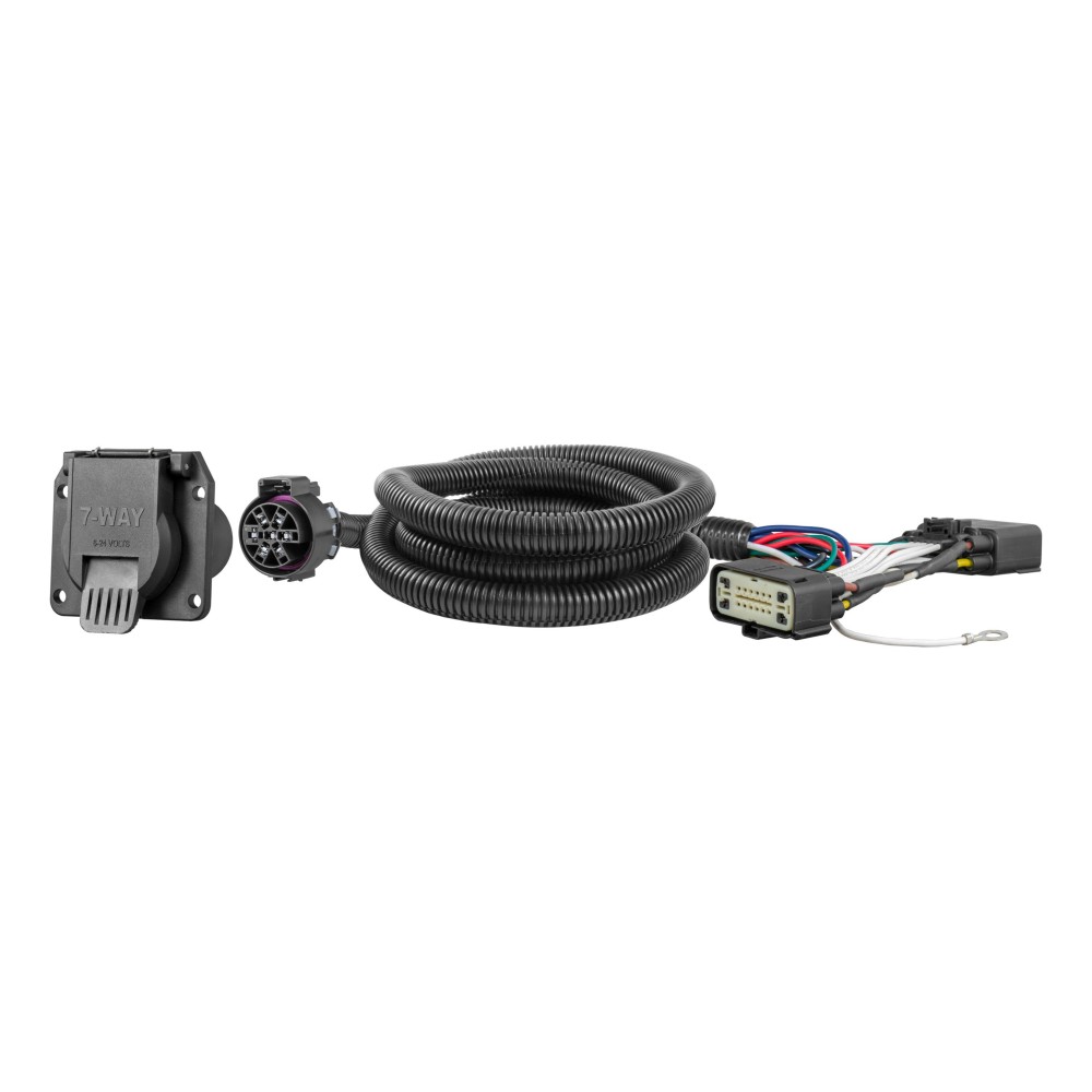 56518 - Custom Wiring Harness, 7-Way RV Blade Output (Plug & Play), Select Honda Pilot Curt Spectrum Electric Trailer Brake Control with 7-Way Kit for Honda Pilot