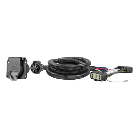 56518 - Custom Wiring Harness, 7-Way RV Blade Output (Plug & Play), Select Honda Pilot Curt Spectrum Electric Trailer Brake Control with 7-Way Kit for Honda Pilot