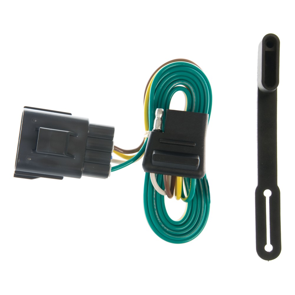 For 2004-2005 Ford Explorer Trailer Hitch + Wiring 4 Pin Fits w/ Factory 4-Flat Curt 13550 55251 2 inch Tow Receiver