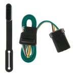 For 1999-2000 Dodge Ram 1500 Van Trailer Wiring 7 Way Trailer Wiring Plug w/ Bracket Fits All Models Curt For 1999-2000 Dodge Ram 1500 Van Trailer Wiring 7 Way Trailer Wiring Plug w/ Bracket Fits All Models Curt