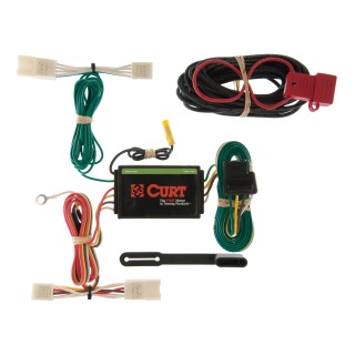 For 2004-2007 Toyota Highlander Trailer Wiring 7 Way Trailer Wiring Plug w/ Bracket Fits Models w/o Factory Tow Package Curt For 2004-2007 Toyota Highlander Trailer Wiring 7 Way Trailer Wiring Plug w/ Bracket Fits Models w/o Factory Tow Package Curt