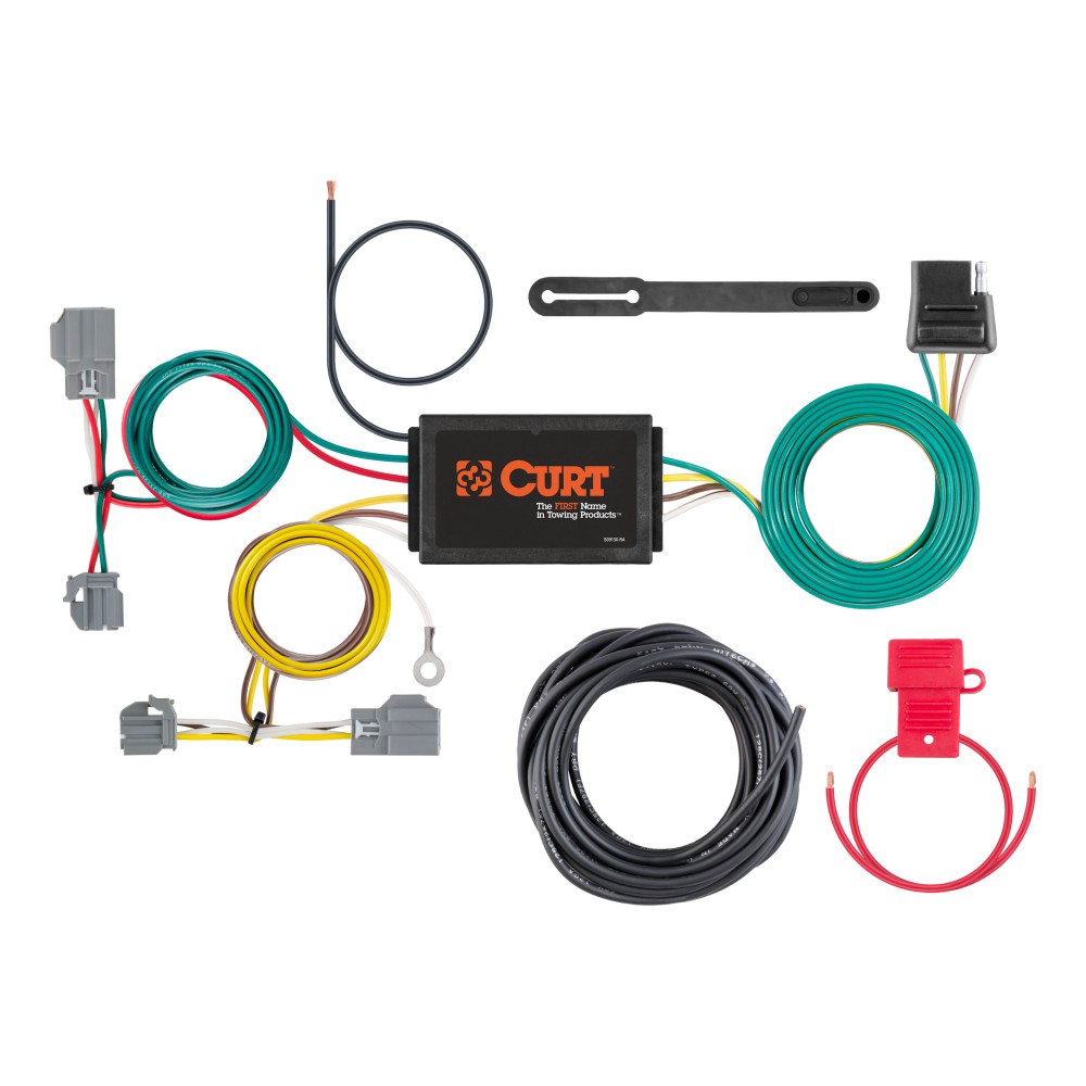 For 2012-2018 Ford Focus Trailer Wiring 4 Way Fits Sedan Curt 56138
