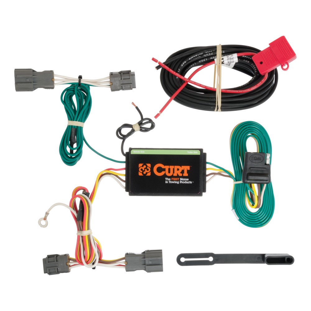 For 2013-2018 Hyundai Santa Fe Sport Trailer Wiring 4 Way Fits Models w/o Factory Tow Prep Plug Curt 56184 For 2013-2018 Hyundai Santa Fe Sport Trailer Wiring 4 Way Fits Models w/o Factory Tow Prep Plug Curt 56184