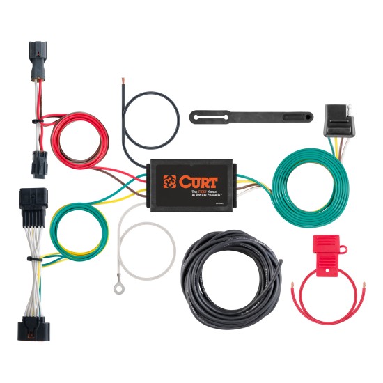 For 2017-2022 Kia Sportage Trailer Wiring 7 Way Trailer Wiring Plug w/ Bracket Fits All Models Curt For 2017-2022 Kia Sportage Trailer Wiring 7 Way Trailer Wiring Plug w/ Bracket Fits All Models Curt