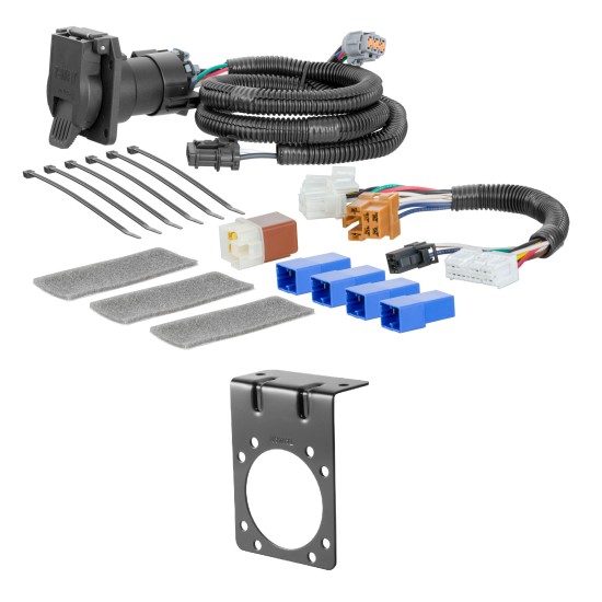 For 2017-2020 Nissan Pathfinder Tow Package Camp n' Field Trailer Hitch + Brake Controller Curt Assure 51160 Proportional Up To 4 Axles + 7 Way Trailer Wiring Plug & 2-5/16" ball 4 inch drop Fits All Models Curt 13309 2 inch Tow Receiver For 2017-2020 Nissan Pathfinder Tow Package Camp n' Field Trailer Hitch + Brake Controller Curt Assure 51160 Proportional Up To 4 Axles + 7 Way Trailer Wiring Plug & 2-5/16" ball 4 inch drop Fits All Models Curt 13309 2 inch Tow Receiver