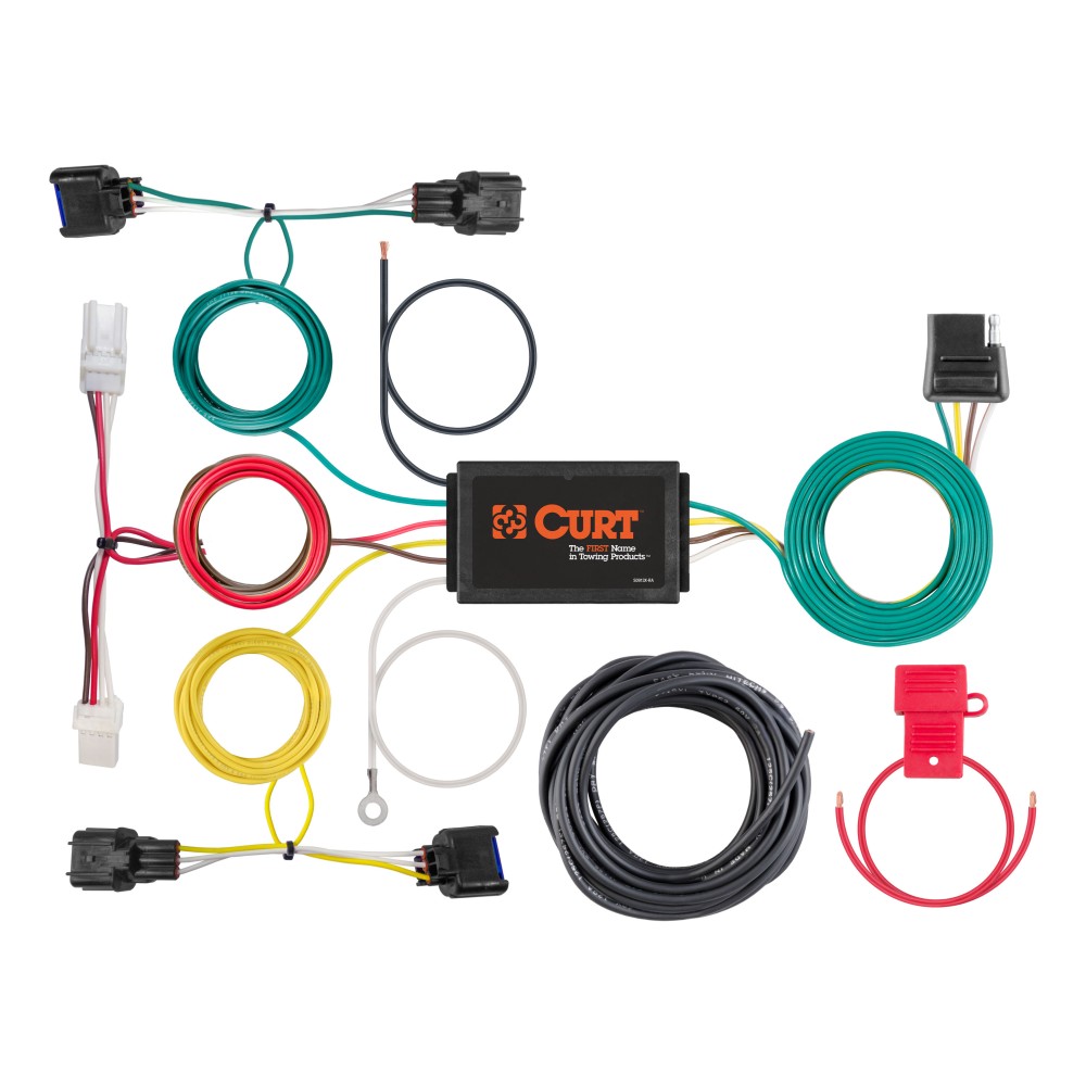 For 2018-2021 Hyundai Kona Trailer Wiring 4 Way Fits All Models Curt 56409 For 2018-2021 Hyundai Kona Trailer Wiring 4 Way Fits All Models Curt 56409