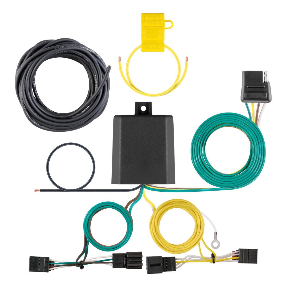 For 2012-2017 VW Tiguan Trailer Wiring 7 Way Trailer Wiring Plug w/ Bracket Fits All Models Curt