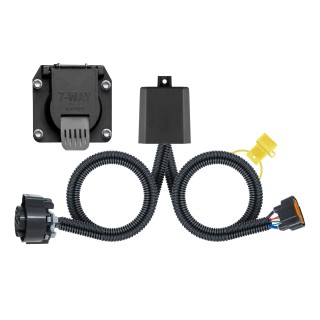 For 2023 Hyundai Santa Fe Trailer Wiring 7 Way Trailer Wiring Plug w/ Bracket Fits All Models Curt For 2023 Hyundai Santa Fe Trailer Wiring 7 Way Trailer Wiring Plug w/ Bracket Fits All Models Curt