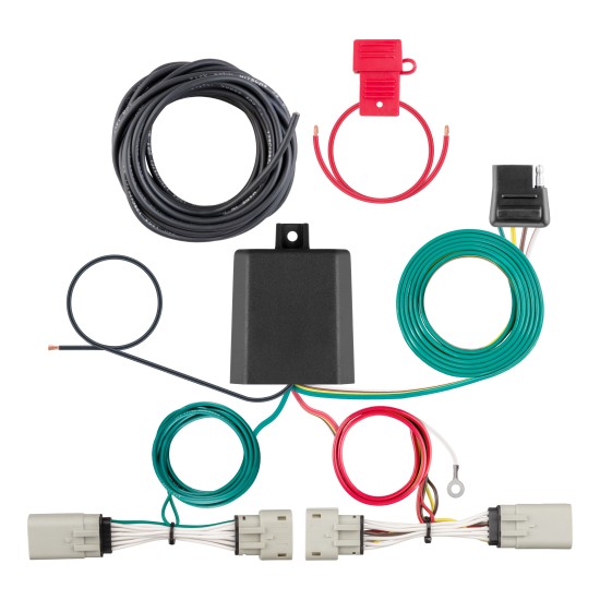 For 2022-2024 Ford F150 Trailer Wiring 4 Way Fits Models w/ LED Tail back sensors & scale Curt 56486 For 2022-2024 Ford F150 Trailer Wiring 4 Way Fits Models w/ LED Tail back sensors & scale Curt 56486
