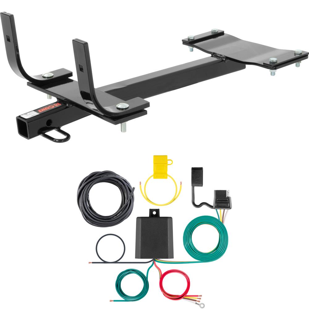 For 2001-2005 BMW 330i Trailer Hitch + Wiring 4 Pin Fits All Models Curt 11174 59236 1-1/4 Tow Receiver