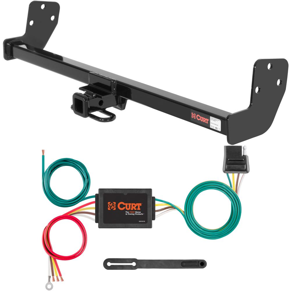 For 1993-2002 Toyota Corolla Trailer Hitch + Wiring 4 Pin Fits Sedan Curt 11181 56175 1-1/4 Tow Receiver