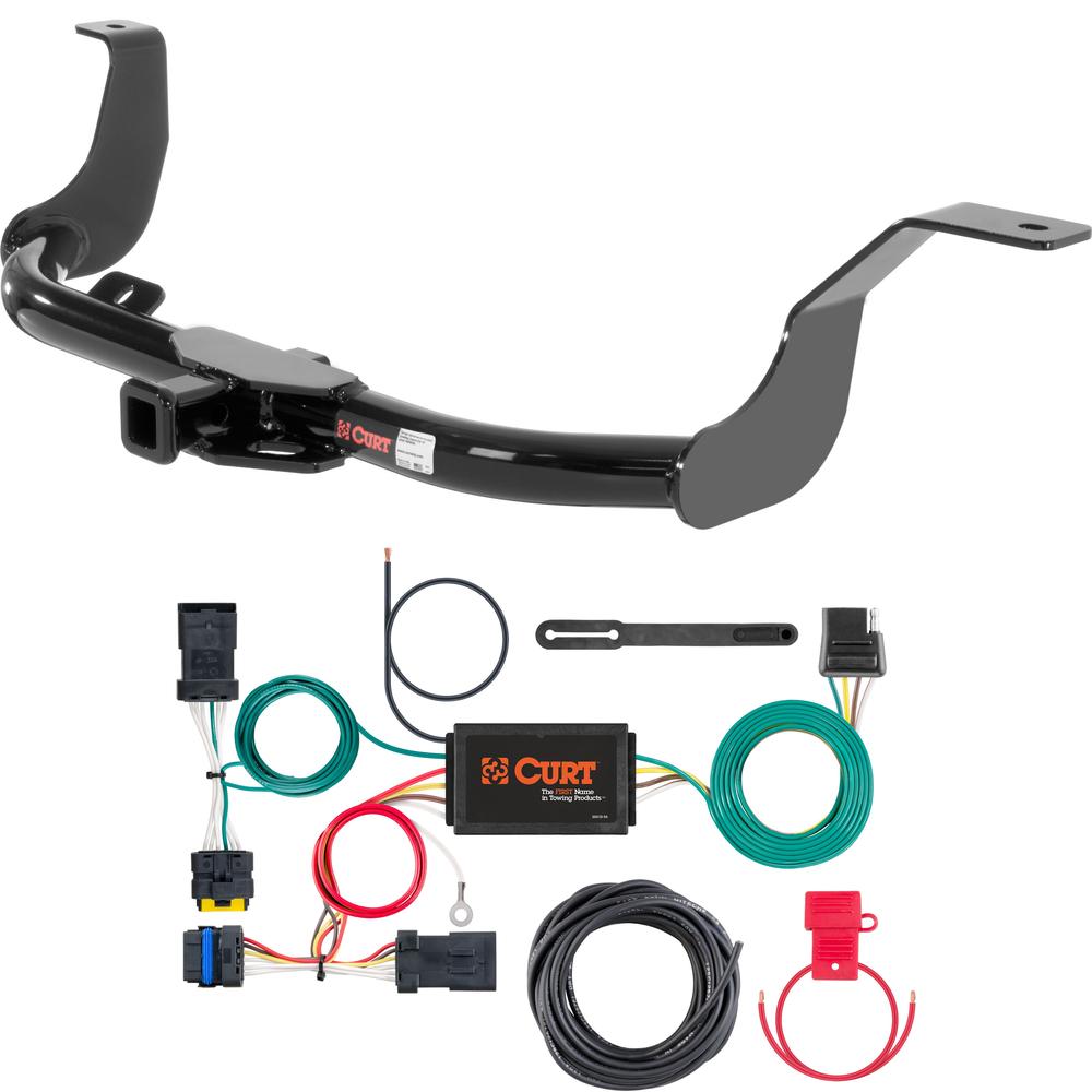 For 2014-2019 Nissan Versa Trailer Hitch + Wiring 4 Pin Fits Models w/ LED Taillights Curt 11256 56400 1-1/4 Tow Receiver For 2014-2019 Nissan Versa Trailer Hitch + Wiring 4 Pin Fits Models w/ LED Taillights Curt 11256 56400 1-1/4 Tow Receiver