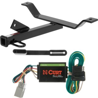 For 1998-2002 Honda Accord Trailer Hitch + Wiring 4 Pin Fits Sedan Curt 11290 55336 1-1/4 Tow Receiver