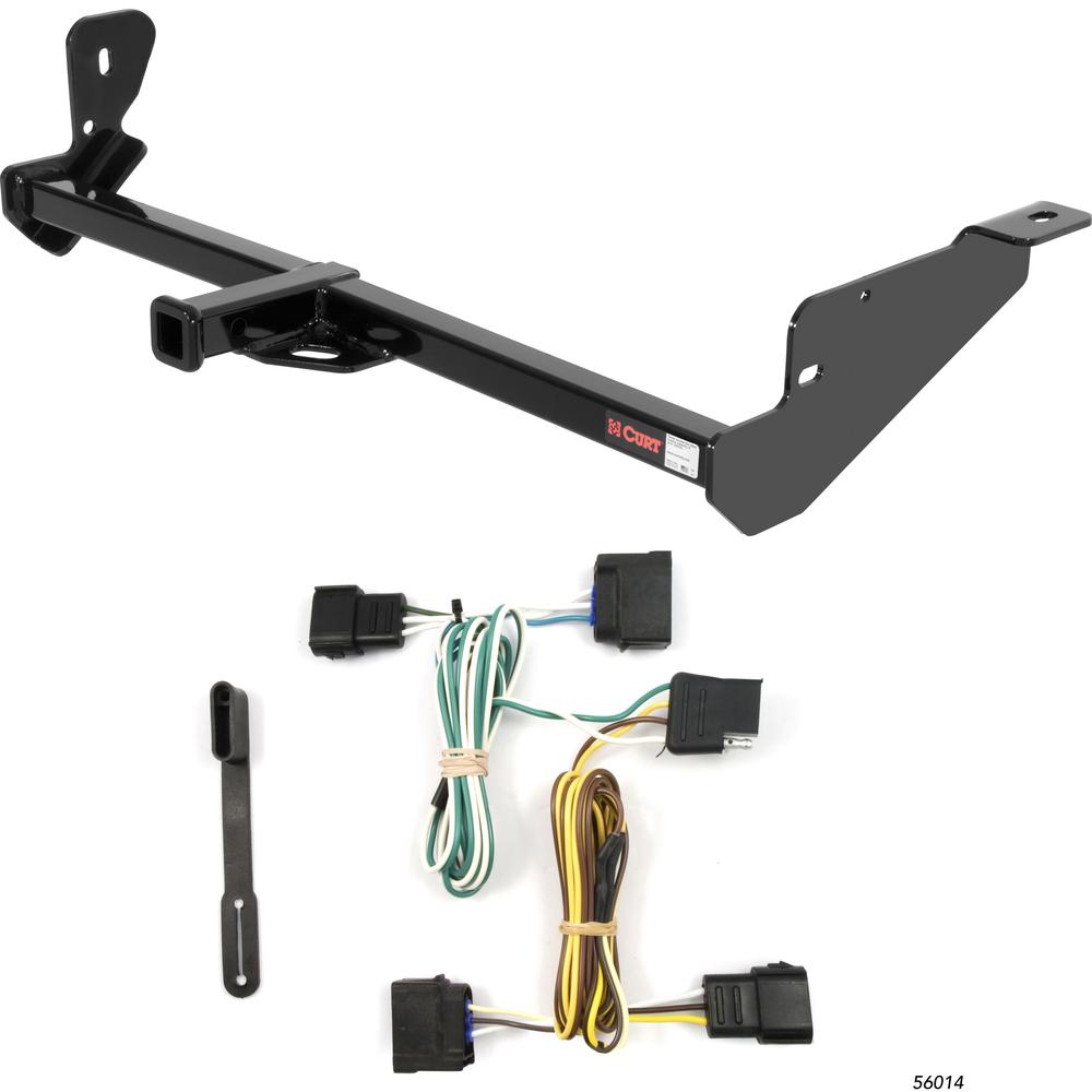 For 2007 Ford Focus Trailer Hitch + Wiring 4 Pin Fits Sedan Curt 11294 56014 1-1/4 Tow Receiver For 2007 Ford Focus Trailer Hitch + Wiring 4 Pin Fits Sedan Curt 11294 56014 1-1/4 Tow Receiver