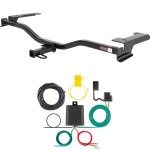 For 2010-2012 Lincoln MKZ Trailer Hitch + Wiring 4 Pin Fits All Models Curt 11390 59236 1-1/4 Tow Receiver