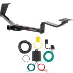 For 2012 Honda Civic Trailer Hitch + Wiring 4 Pin Fits Sedan Hybrid Curt 11391 59236 1-1/4 Tow Receiver For 2012 Honda Civic Trailer Hitch + Wiring 4 Pin Fits Sedan Hybrid Curt 11391 59236 1-1/4 Tow Receiver