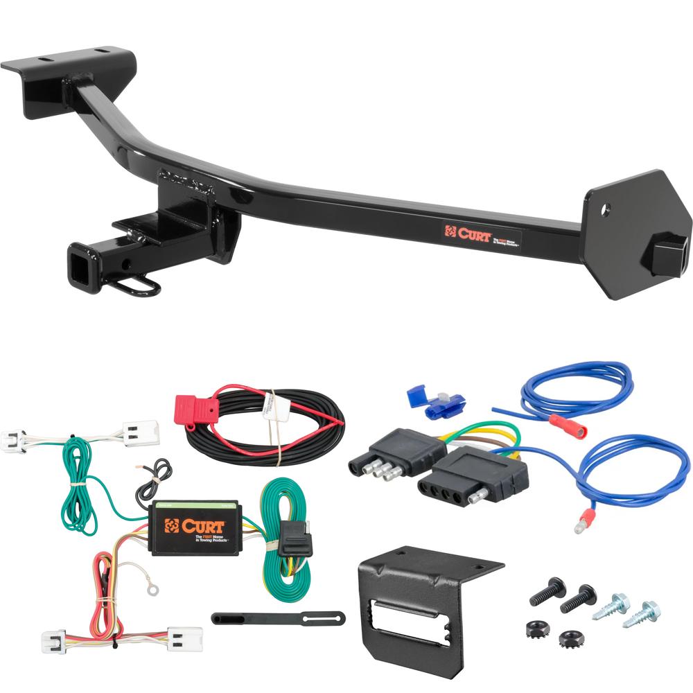 For 2011-2017 Nissan LEAF Trailer Hitch + Wiring 5 Pin Fits All Models Curt 11396 1-1/4 Tow Receiver For 2011-2017 Nissan LEAF Trailer Hitch + Wiring 5 Pin Fits All Models Curt 11396 1-1/4 Tow Receiver