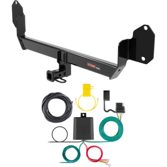 For 2014-2019 Mini Cooper Trailer Hitch + Wiring 4 Pin Fits Base Hatchback Except w/ Spare Tire Curt 11417 59236 1-1/4 Tow Receiver For 2014-2019 Mini Cooper Trailer Hitch + Wiring 4 Pin Fits Base Hatchback Except w/ Spare Tire Curt 11417 59236 1-1/4 Tow Receiver