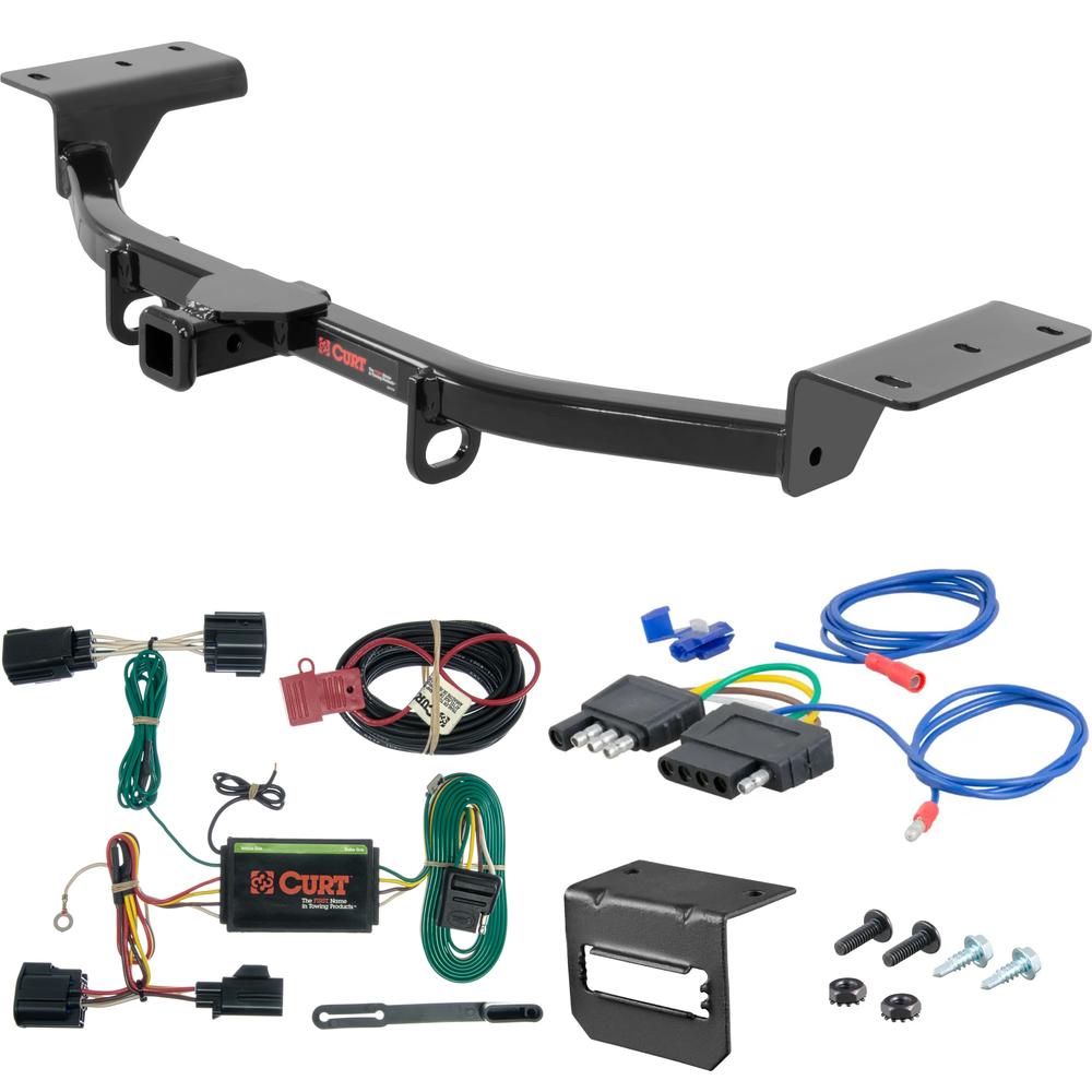 For 2013-2014 Ford Focus Trailer Hitch + Wiring 5 Pin Fits ST Hatchback Curt 11431 1-1/4 Tow Receiver For 2013-2014 Ford Focus Trailer Hitch + Wiring 5 Pin Fits ST Hatchback Curt 11431 1-1/4 Tow Receiver