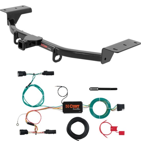 For 2015-2018 Ford Focus Trailer Hitch + Wiring 4 Pin Fits ST Hatchback Curt 11431 56273 1-1/4 Tow Receiver For 2015-2018 Ford Focus Trailer Hitch + Wiring 4 Pin Fits ST Hatchback Curt 11431 56273 1-1/4 Tow Receiver