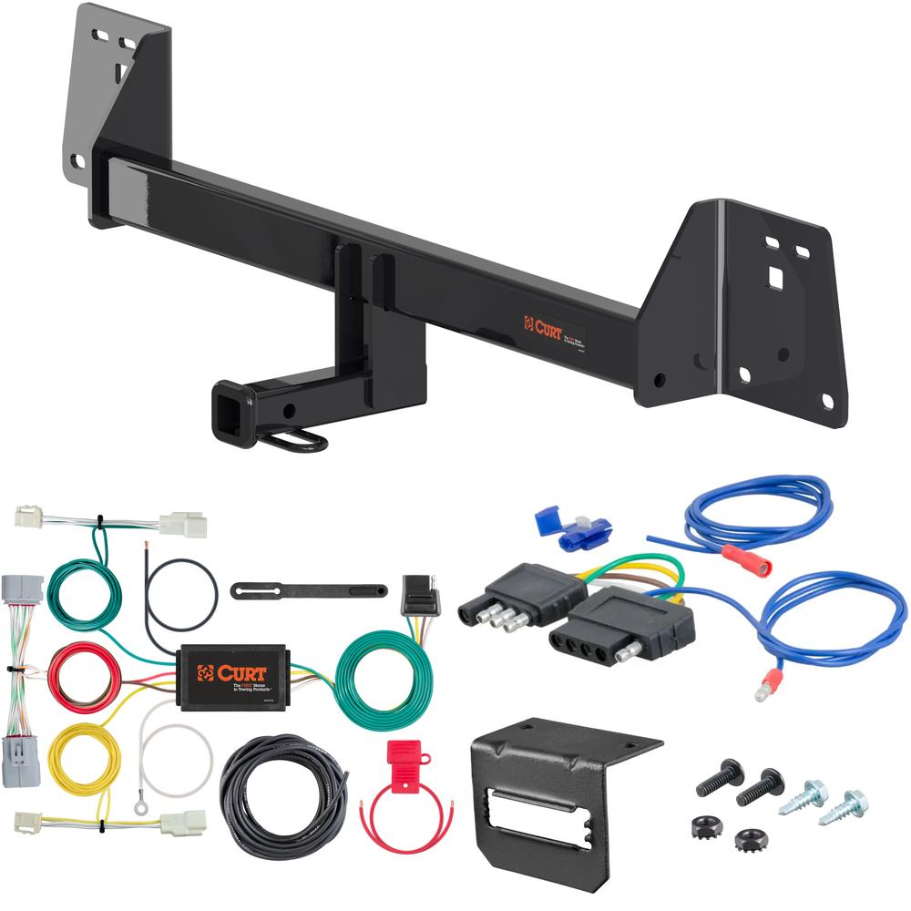For 2019-2022 Toyota Prius AWD-e Trailer Hitch + Wiring 5 Pin Fits All Models Curt 11473 1-1/4 Tow Receiver For 2019-2022 Toyota Prius AWD-e Trailer Hitch + Wiring 5 Pin Fits All Models Curt 11473 1-1/4 Tow Receiver