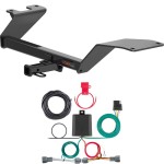 For 2018-2024 Nissan Kicks Trailer Hitch + Wiring 4 Pin Fits All Models Curt 11563 56418 1-1/4 Tow Receiver For 2018-2024 Nissan Kicks Trailer Hitch + Wiring 4 Pin Fits All Models Curt 11563 56418 1-1/4 Tow Receiver