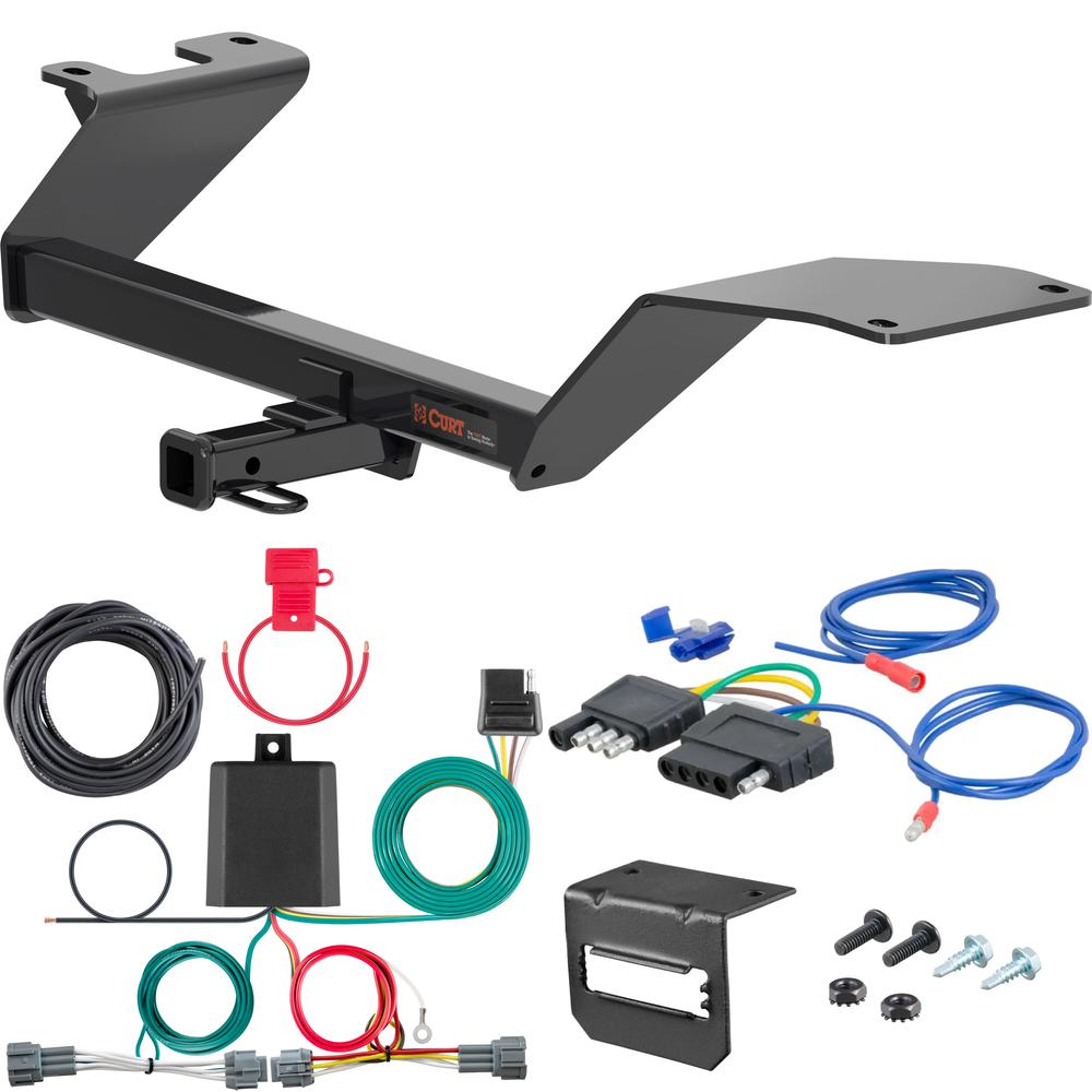 For 2018-2024 Nissan Kicks Trailer Hitch + Wiring 5 Pin Fits All Models Curt 11563 1-1/4 Tow Receiver For 2018-2024 Nissan Kicks Trailer Hitch + Wiring 5 Pin Fits All Models Curt 11563 1-1/4 Tow Receiver