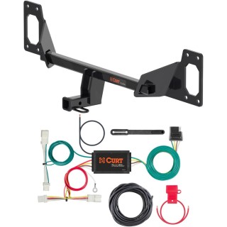 For 2016-2021 Honda Civic Trailer Hitch + Wiring 4 Pin Fits Coupe Except center exhaust Curt 11591 56324 1-1/4 Tow Receiver For 2016-2021 Honda Civic Trailer Hitch + Wiring 4 Pin Fits Coupe Except center exhaust Curt 11591 56324 1-1/4 Tow Receiver