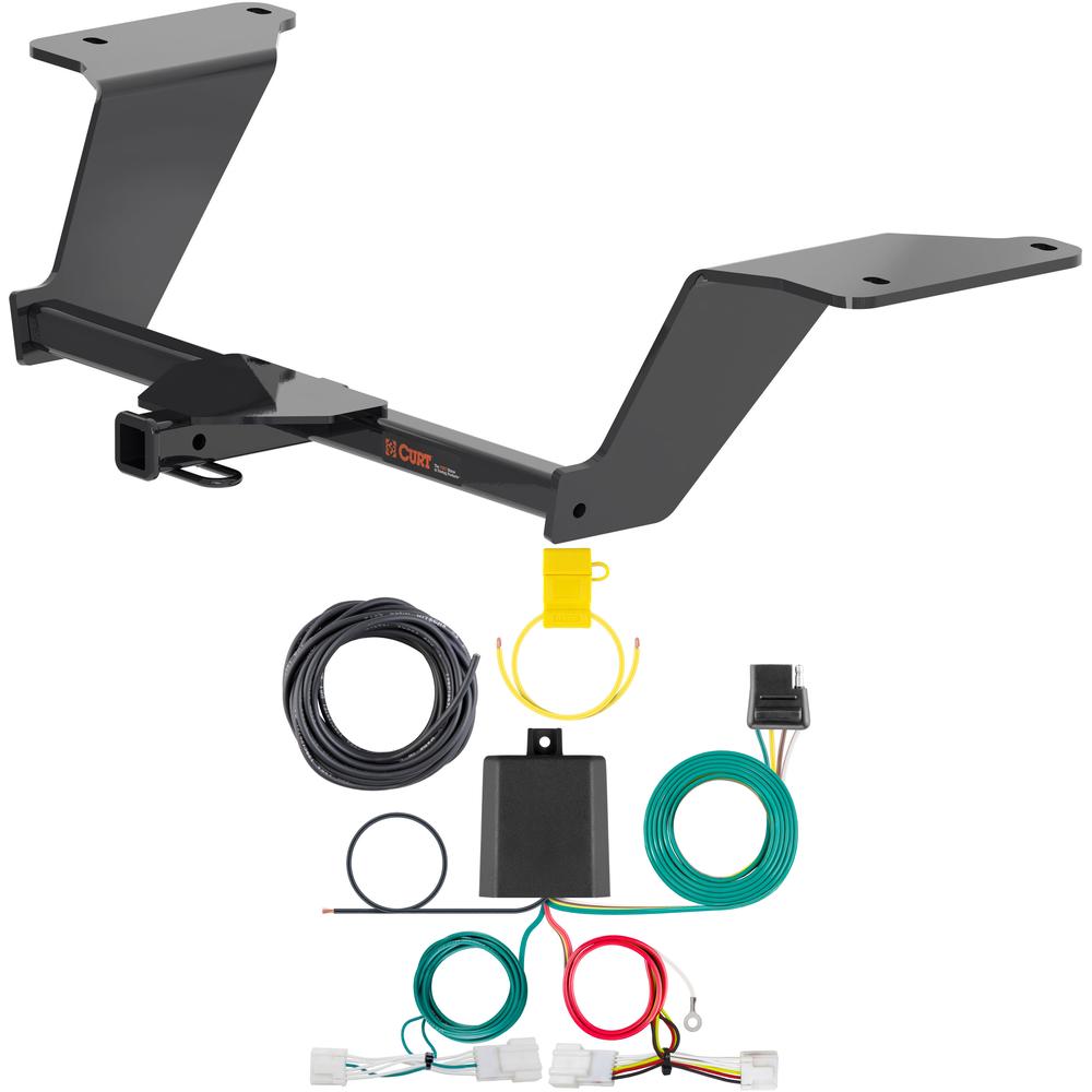 For 2021-2024 Kia K5 Trailer Hitch + Wiring 4 Pin Fits All Models Curt 11623 56469 1-1/4 Tow Receiver For 2021-2024 Kia K5 Trailer Hitch + Wiring 4 Pin Fits All Models Curt 11623 56469 1-1/4 Tow Receiver