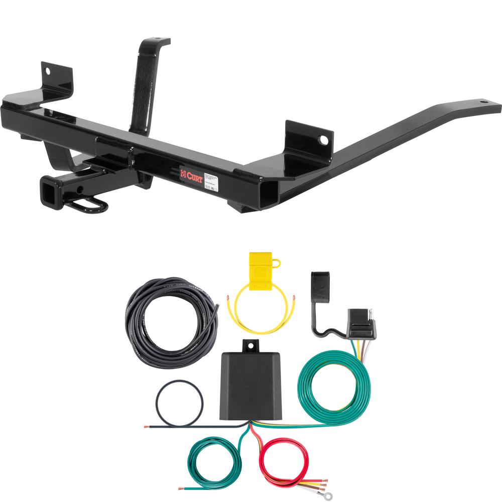 For 1999-2005 Pontiac Grand Am Trailer Hitch + Wiring 4 Pin Fits All Models Curt 12040 59236 1-1/4 Tow Receiver For 1999-2005 Pontiac Grand Am Trailer Hitch + Wiring 4 Pin Fits All Models Curt 12040 59236 1-1/4 Tow Receiver