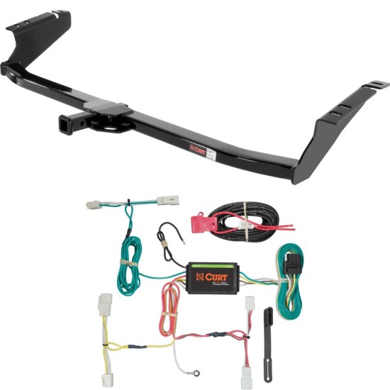For 2015-2020 Toyota Sienna Trailer Hitch + Wiring 4 Pin Except SE Curt 12065 56261 1-1/4 Tow Receiver