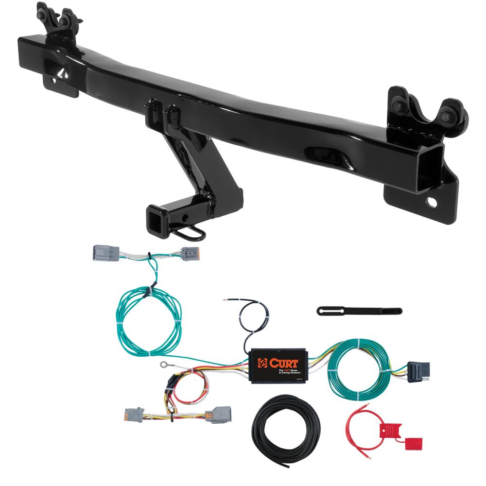 For 2015 Volvo V60 Trailer Hitch + Wiring 4 Pin Fits Mid-Year Model Curt 12066 56287 1-1/4 Tow Receiver