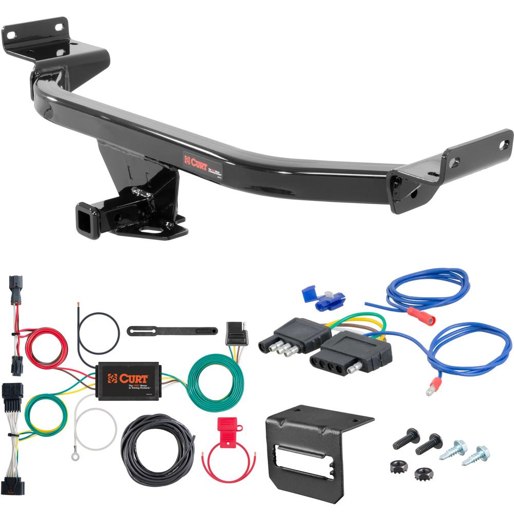 For 2017-2022 Kia Sportage Trailer Hitch + Wiring 5 Pin Fits All Models Curt 12158 1-1/4 Tow Receiver For 2017-2022 Kia Sportage Trailer Hitch + Wiring 5 Pin Fits All Models Curt 12158 1-1/4 Tow Receiver