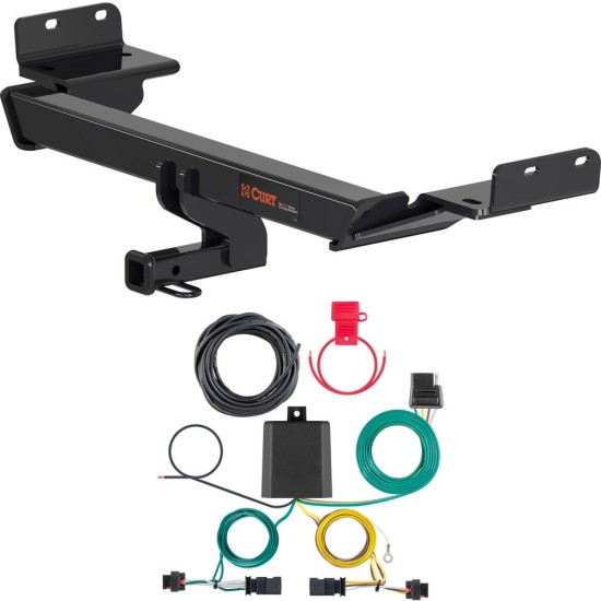 For 2022-2024 Jeep Compass Trailer Hitch + Wiring 4 Pin Fits All Models Curt 12174 56472 1-1/4 Tow Receiver For 2022-2024 Jeep Compass Trailer Hitch + Wiring 4 Pin Fits All Models Curt 12174 56472 1-1/4 Tow Receiver