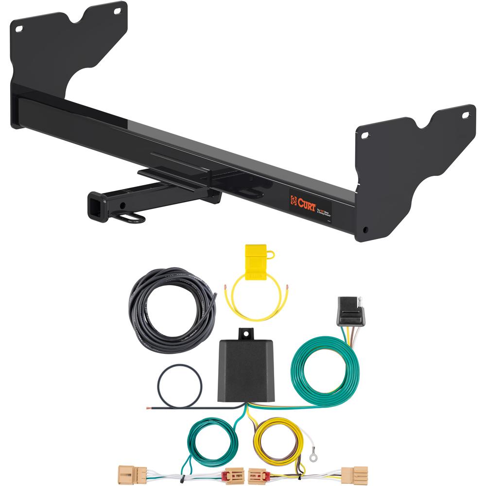 For 2018-2024 VW Tiguan Trailer Hitch + Wiring 4 Pin Fits All Models Curt 12177 56403 1-1/4 Tow Receiver For 2018-2024 VW Tiguan Trailer Hitch + Wiring 4 Pin Fits All Models Curt 12177 56403 1-1/4 Tow Receiver