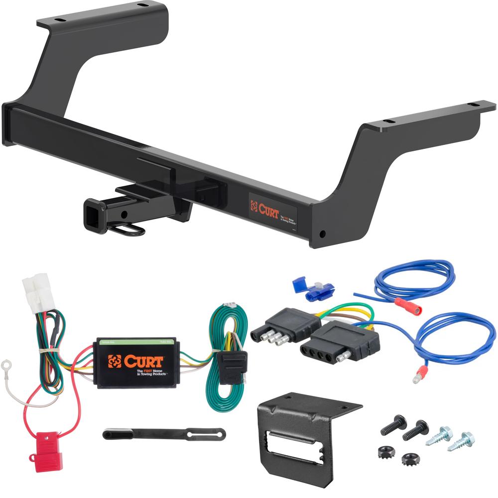 For 2018-2024 Subaru Crosstrek Trailer Hitch + Wiring 5 Pin Except Hybrid Curt 12184 1-1/4 Tow Receiver For 2018-2024 Subaru Crosstrek Trailer Hitch + Wiring 5 Pin Except Hybrid Curt 12184 1-1/4 Tow Receiver