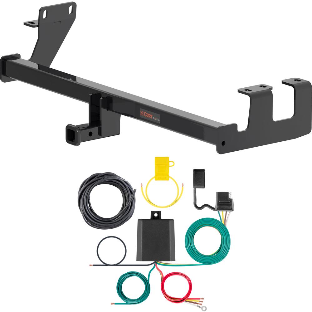 For 2018-2022 Ford EcoSport Trailer Hitch + Wiring 4 Pin Fits All Models Curt 12188 59236 1-1/4 Tow Receiver For 2018-2022 Ford EcoSport Trailer Hitch + Wiring 4 Pin Fits All Models Curt 12188 59236 1-1/4 Tow Receiver