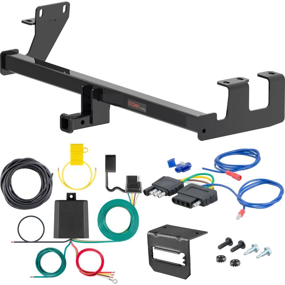 For 2018-2022 Ford EcoSport Trailer Hitch + Wiring 5 Pin Fits All Models Curt 12188 1-1/4 Tow Receiver For 2018-2022 Ford EcoSport Trailer Hitch + Wiring 5 Pin Fits All Models Curt 12188 1-1/4 Tow Receiver