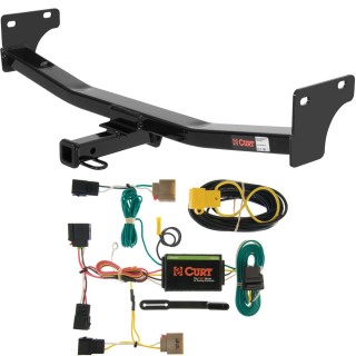 For 2007-2010 Jeep Compass Trailer Hitch + Wiring 4 Pin Fits All Models Curt 12255 55050 1-1/4 Tow Receiver