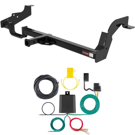 For 1990-1995 Subaru Legacy Trailer Hitch + Wiring 4 Pin Fits All Models Curt 12270 59236 1-1/4 Tow Receiver