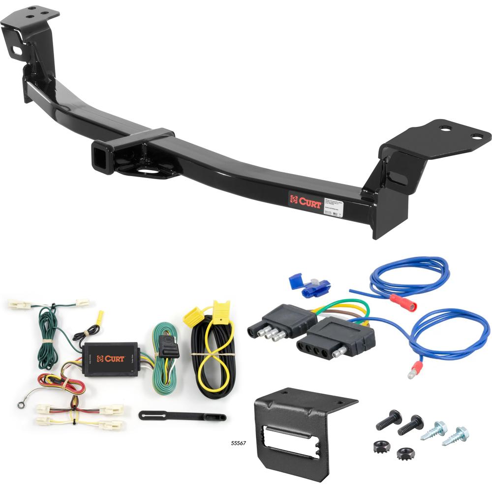 For 2007-2009 Toyota Camry Trailer Hitch + Wiring 5 Pin Except Hybrid & SE Curt 12343 1-1/4 Tow Receiver For 2007-2009 Toyota Camry Trailer Hitch + Wiring 5 Pin Except Hybrid & SE Curt 12343 1-1/4 Tow Receiver